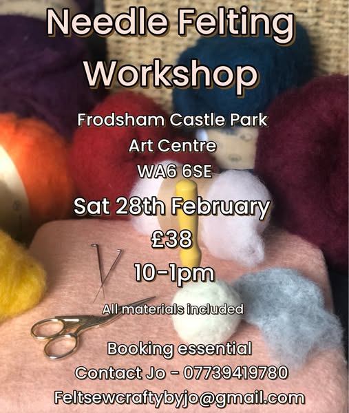 Needle Felting at the Art's Centre