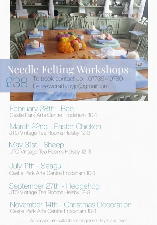 Needle Felting at the Art's Centre