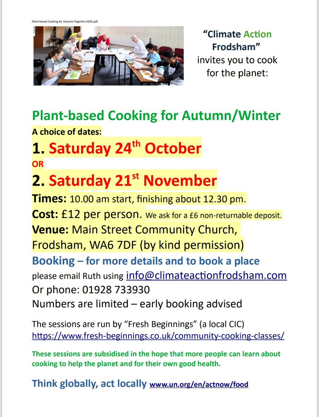Plan Based Cooking